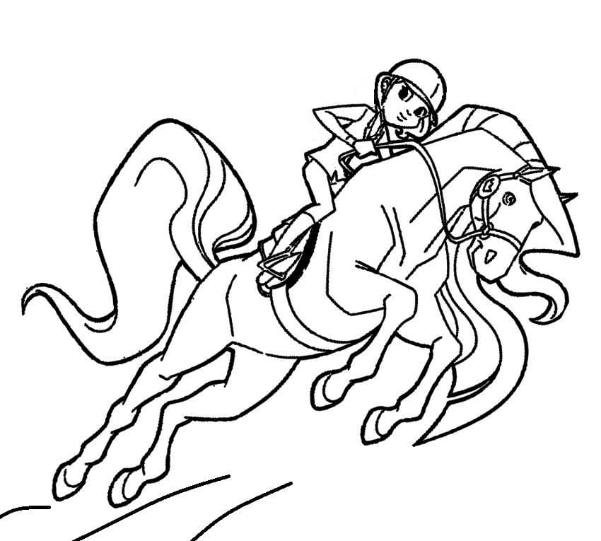 Çocuklar İçin Horseland Boyama Sayfaları 