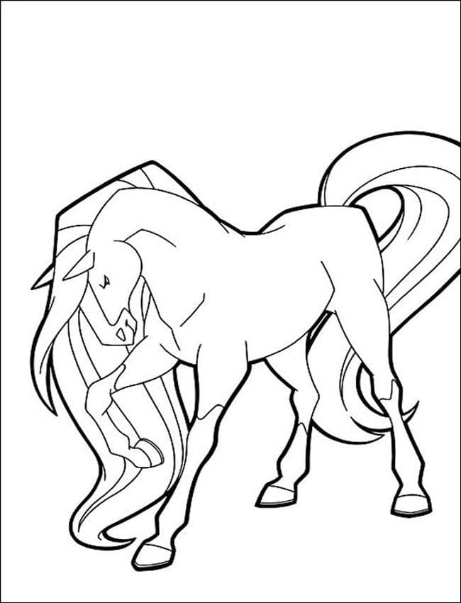 Çocuklar İçin Horseland Boyama Sayfaları 