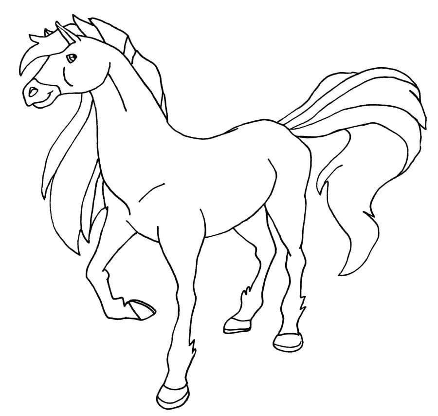 Çocuklar İçin Horseland Boyama Sayfaları 