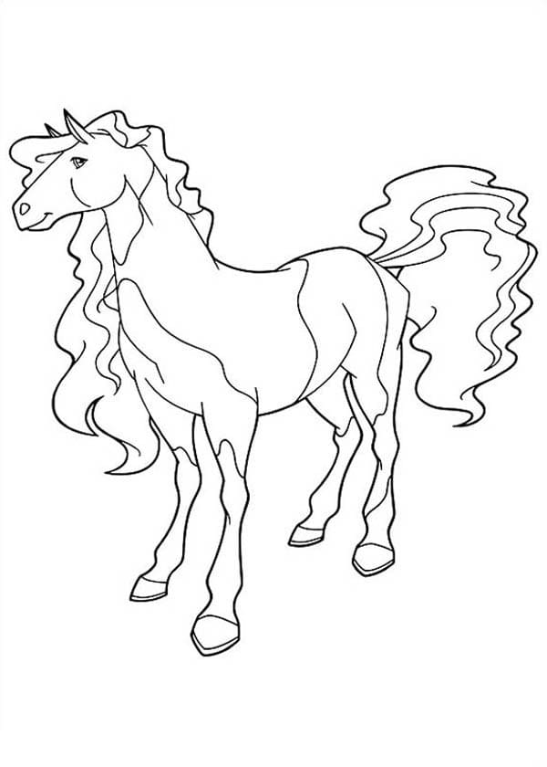 Çocuklar İçin Horseland Boyama Sayfaları 