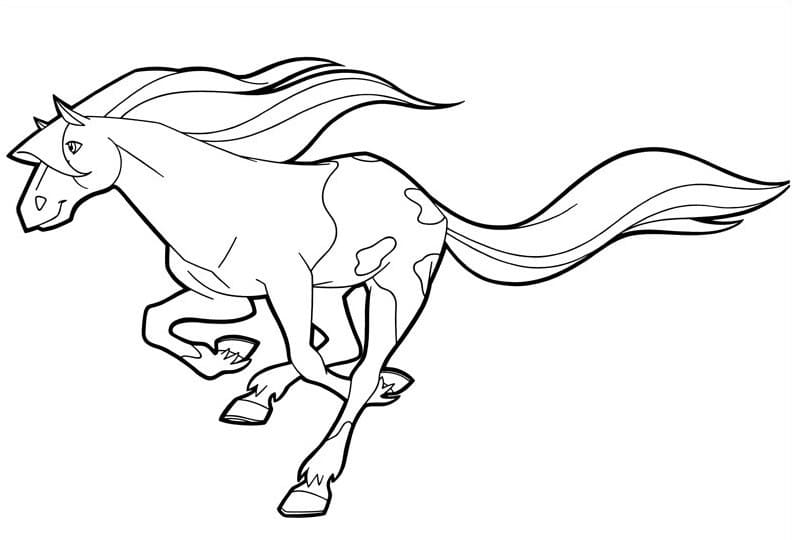 Çocuklar İçin Horseland Boyama Sayfaları 