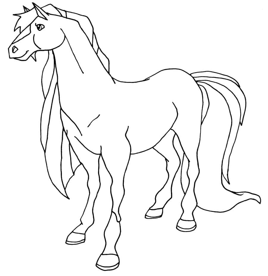 Çocuklar İçin Horseland Boyama Sayfaları 