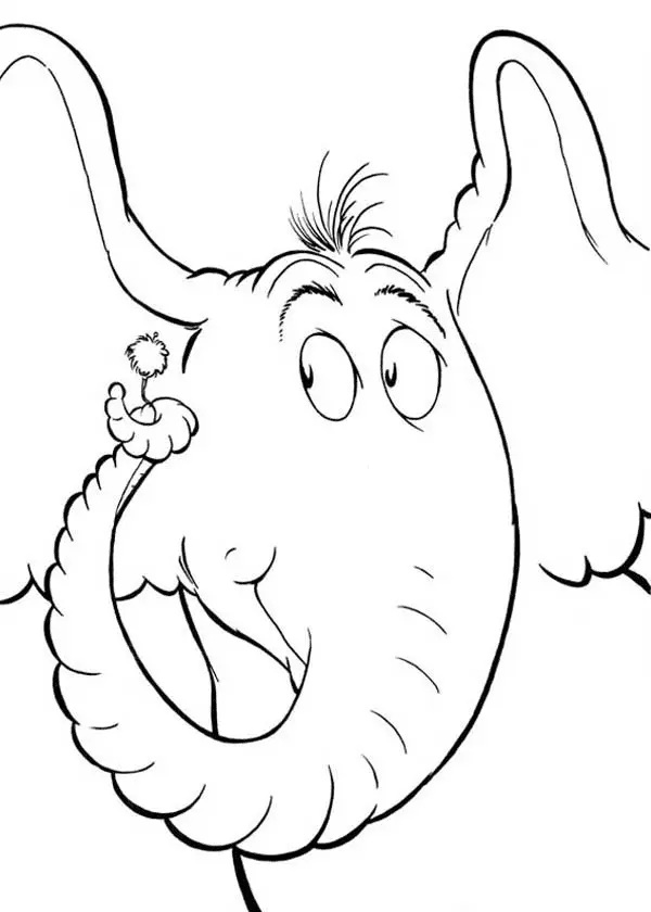 Çocuklar İçin Horton Hears Boyama Sayfaları 