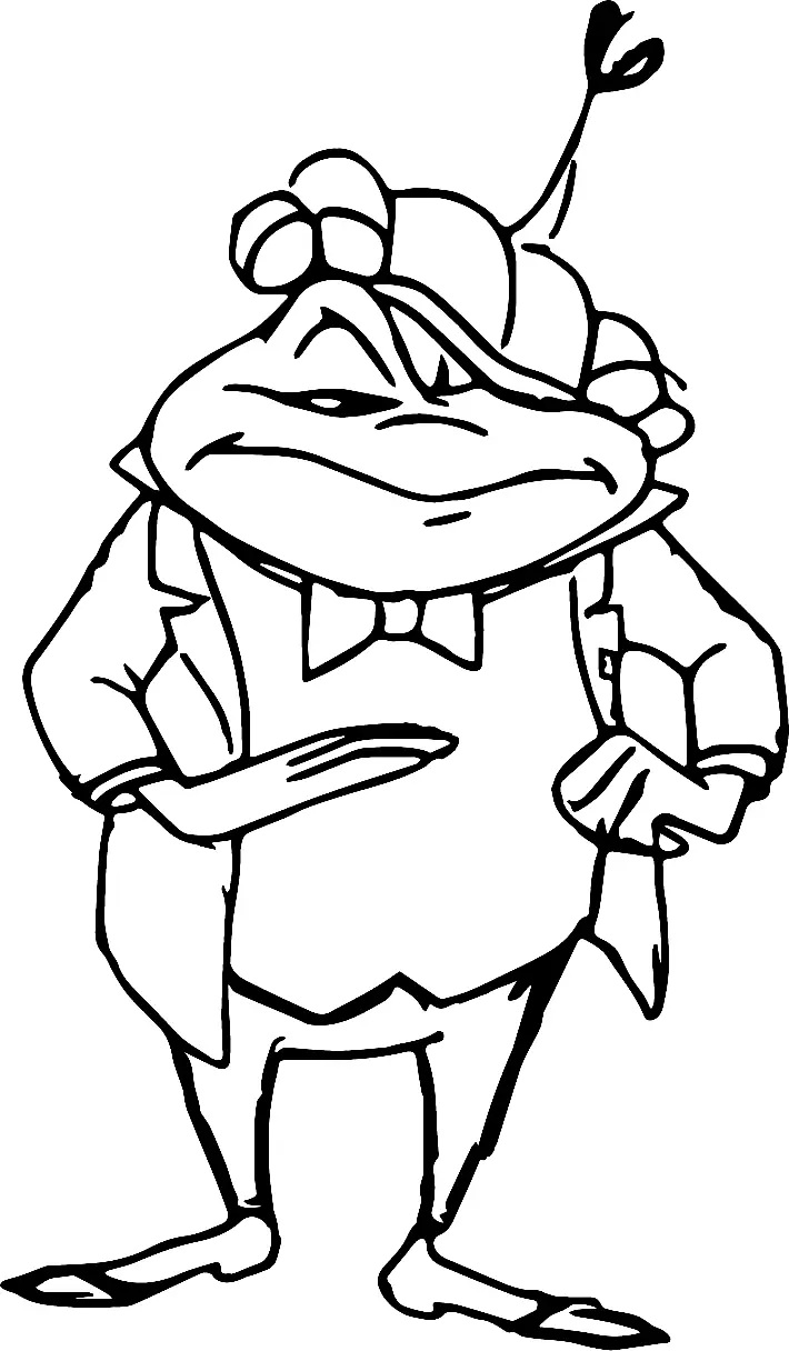 Çocuklar İçin İchabod and mr Toad Boyama Sayfaları 