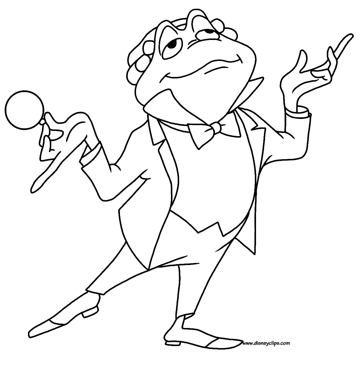 Çocuklar İçin İchabod and mr Toad Boyama Sayfaları 