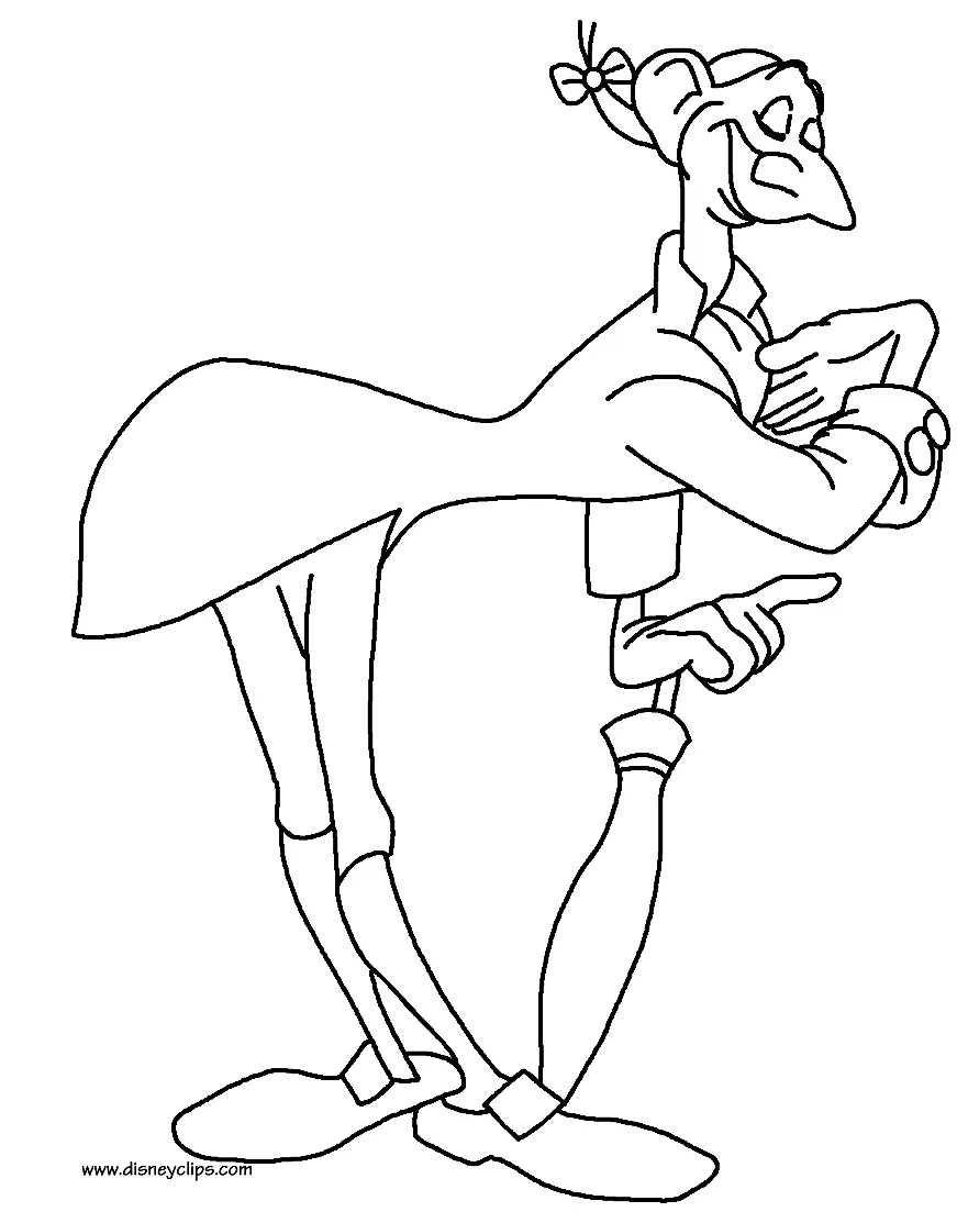 Çocuklar İçin İchabod and mr Toad Boyama Sayfaları 
