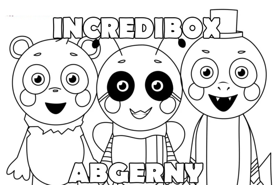 Çocuklar İçin incredibox Boyama Sayfaları 