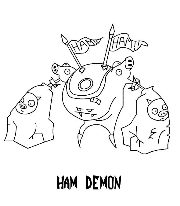 Çocuklar İçin invader Zim Boyama Sayfaları 