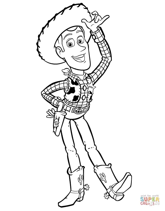 Çocuklar İçin Jessie Toy Story Boyama Sayfaları 