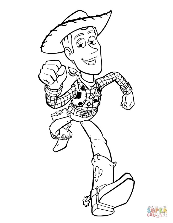 Çocuklar İçin Jessie Toy Story Boyama Sayfaları 