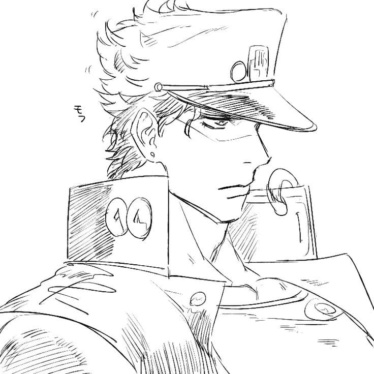 Çocuklar İçin jojos Bizarre Adventure Boyama Sayfaları 