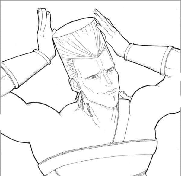 Çocuklar İçin jojos Bizarre Adventure Boyama Sayfaları 
