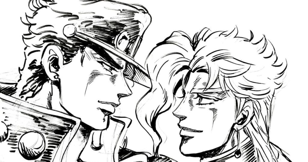 Çocuklar İçin jojos Bizarre Adventure Boyama Sayfaları 
