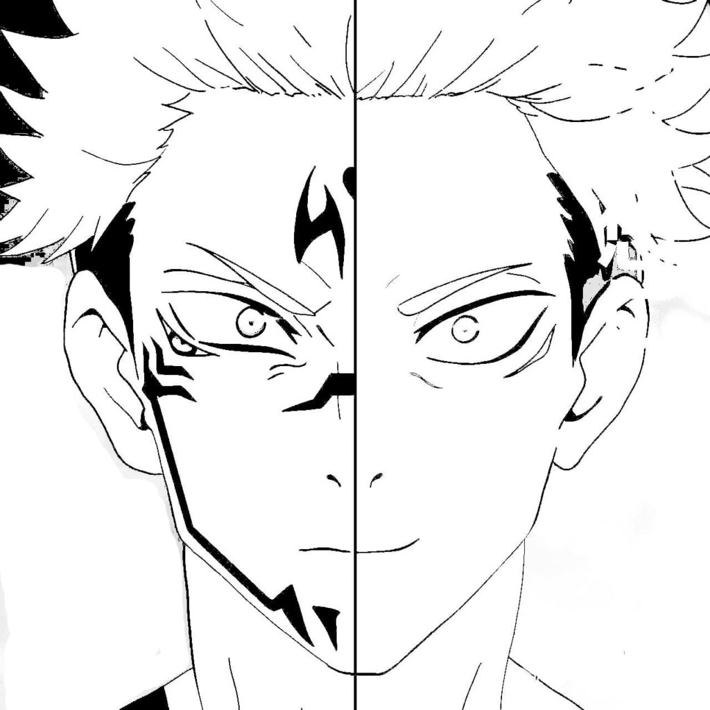 Çocuklar İçin Jujutsu Kaisen Boyama Sayfaları 