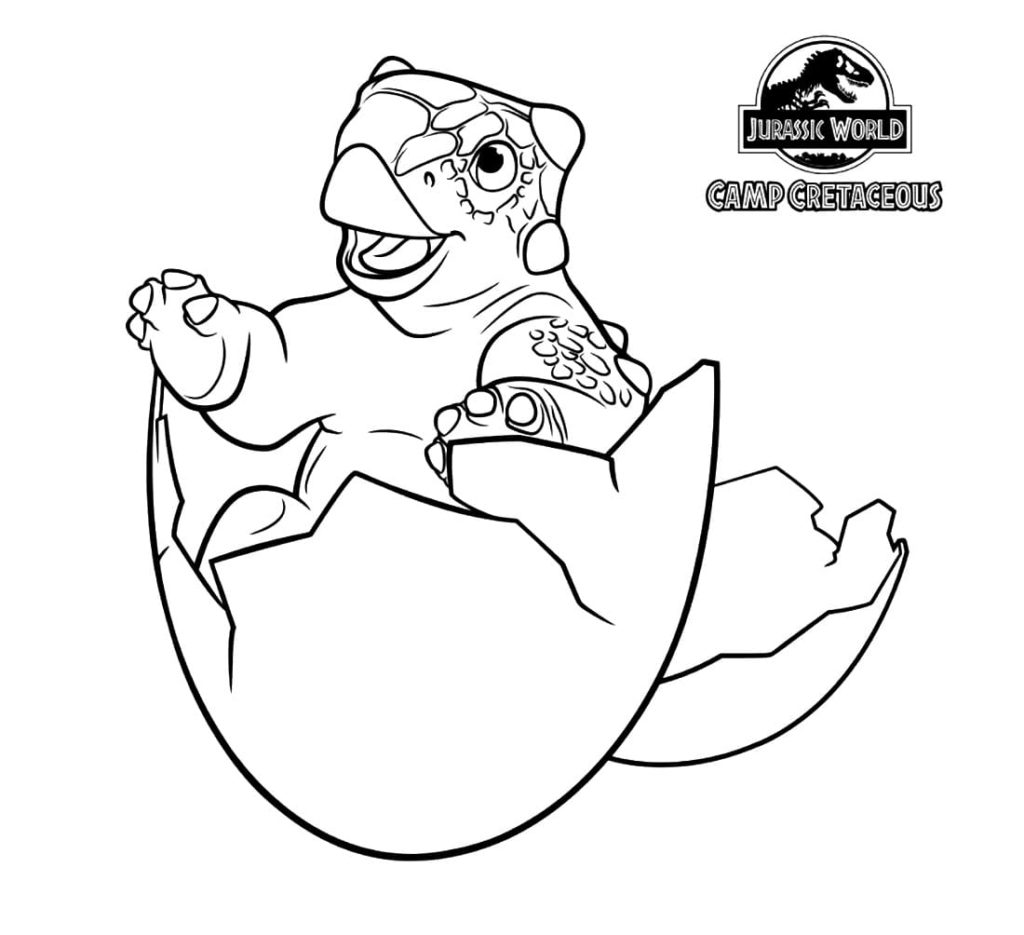 Çocuklar İçin Jurassic World Cretaceous Kapmı Boyama Sayfaları 
