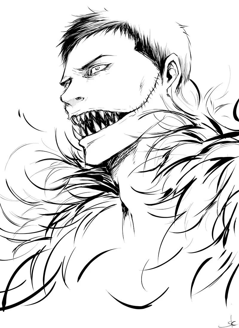 Çocuklar İçin Katakuri Boyama Sayfaları 