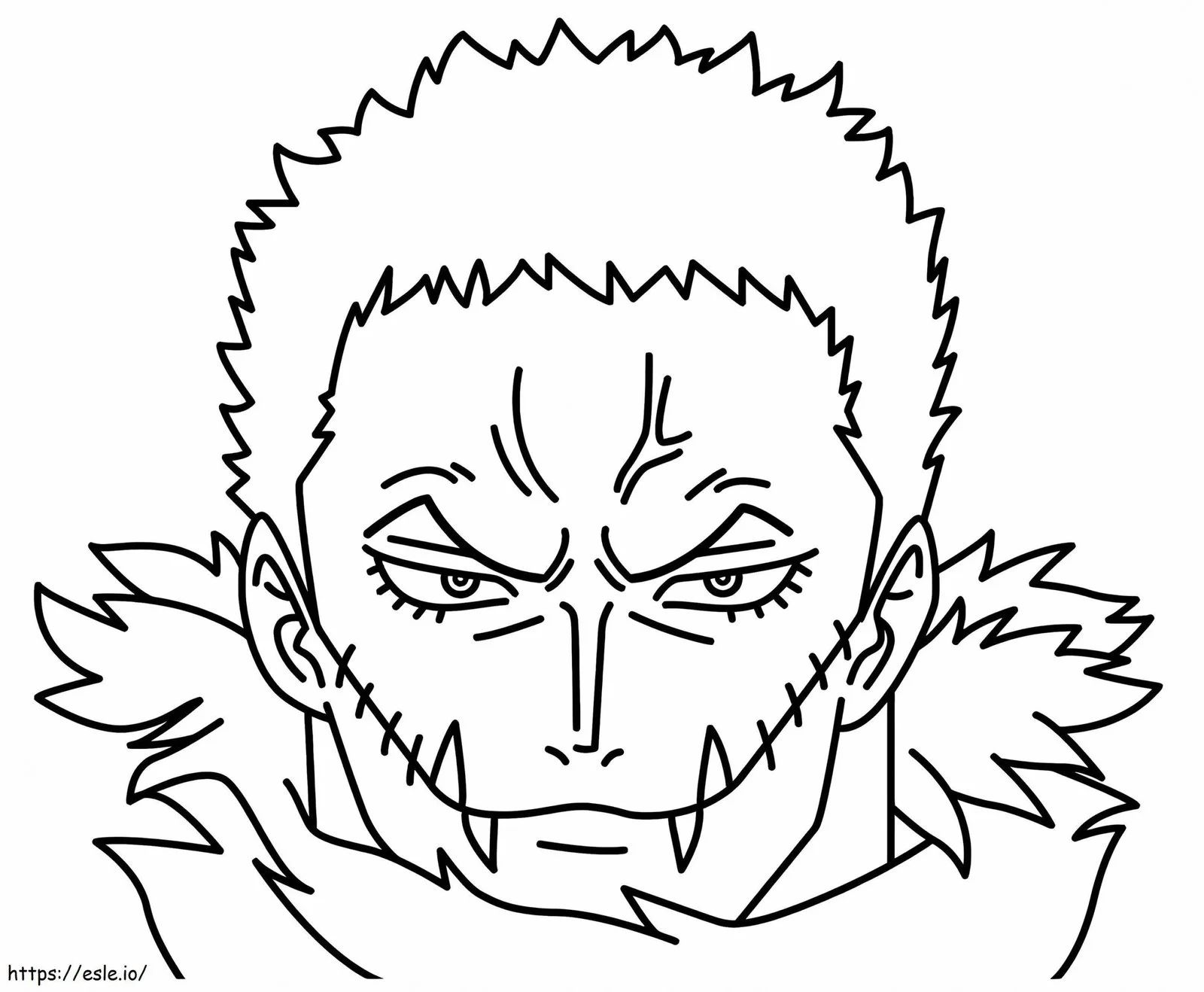 Çocuklar İçin Katakuri Boyama Sayfaları 
