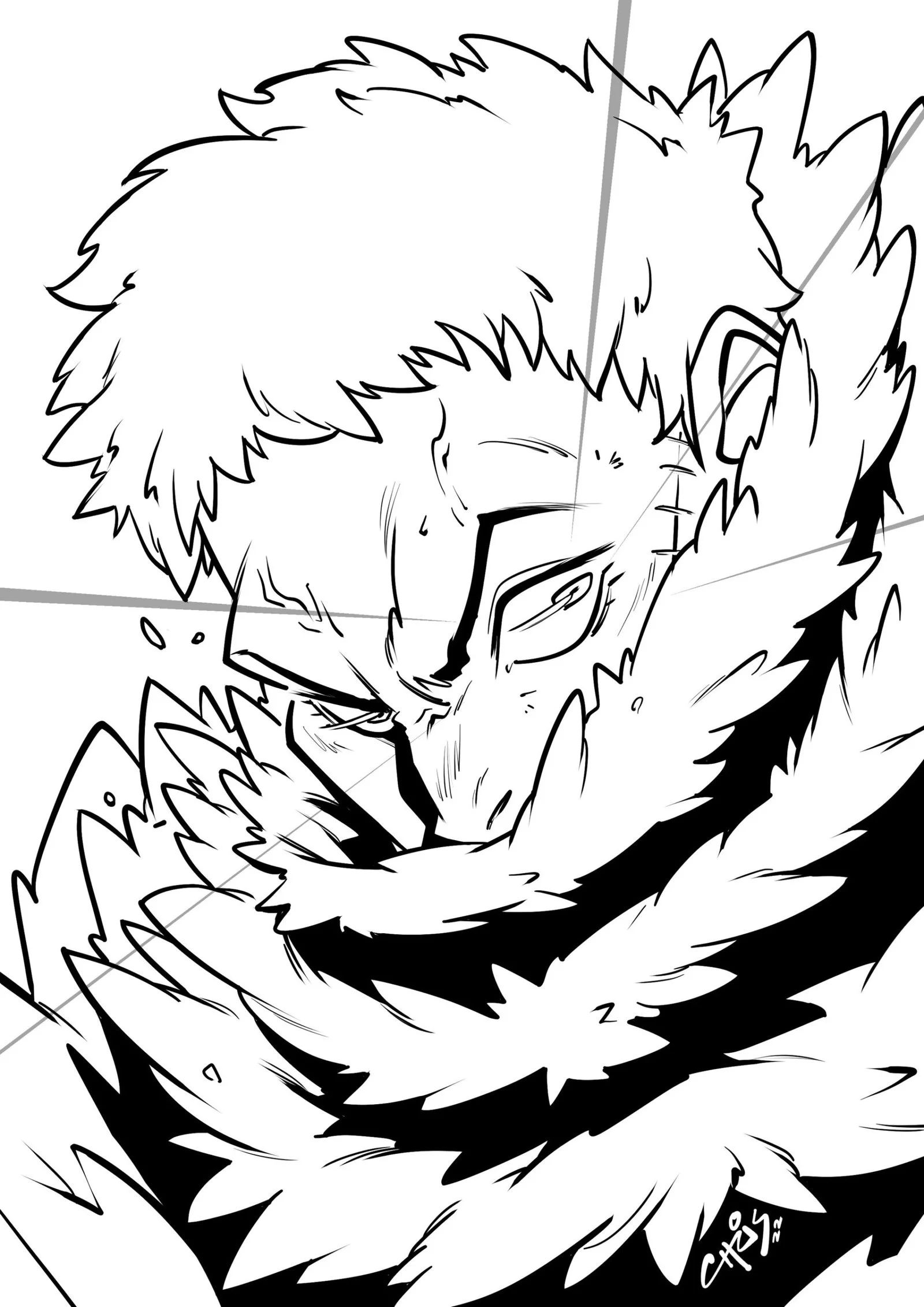 Çocuklar İçin Katakuri Boyama Sayfaları 