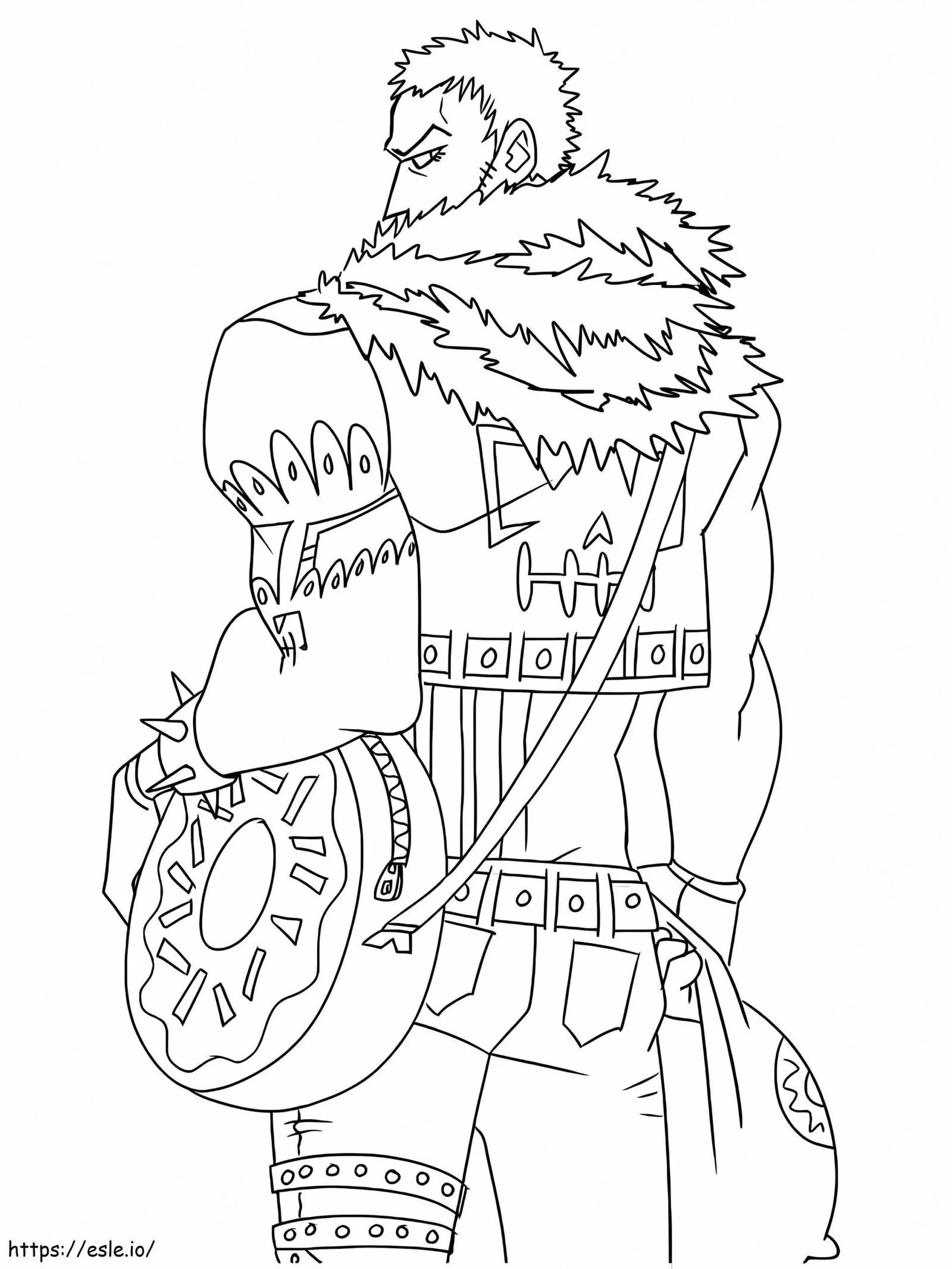 Çocuklar İçin Katakuri Boyama Sayfaları 