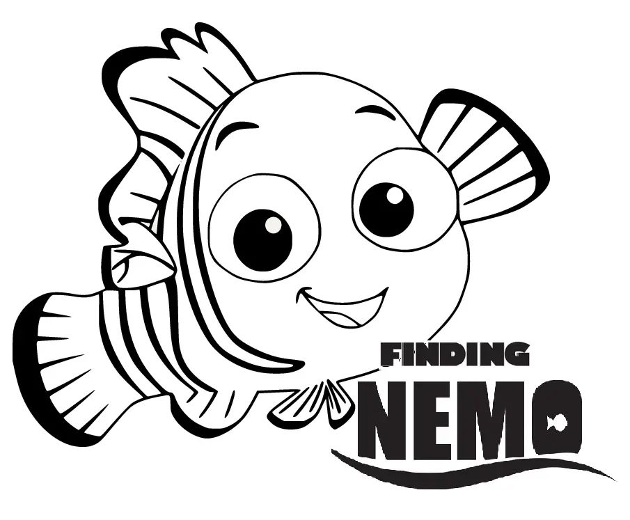 Çocuklar İçin Kayıp Balık Nemo Boyama Sayfaları 