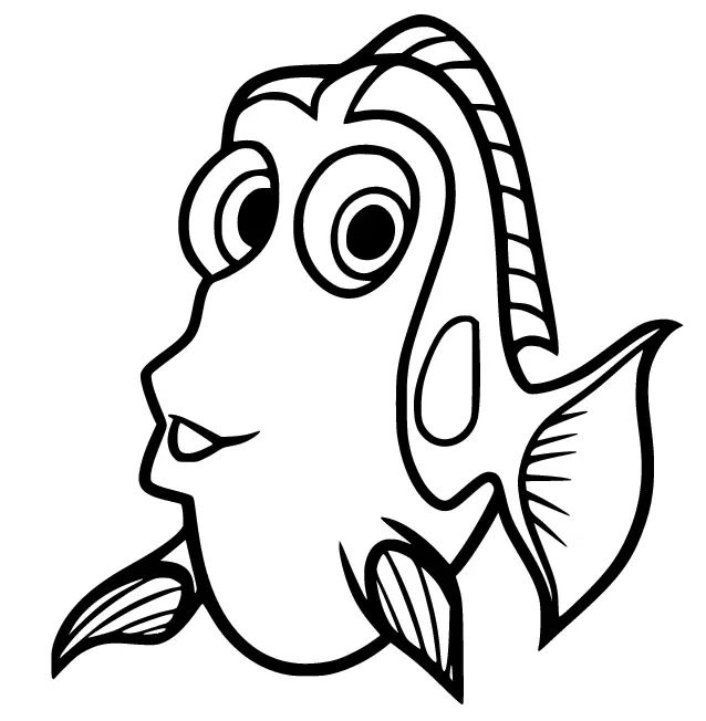 Çocuklar İçin Kayıp Balık Nemo Boyama Sayfaları 