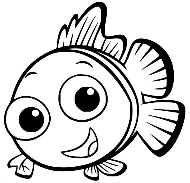 Çocuklar İçin Kayıp Balık Nemo Boyama Sayfaları 