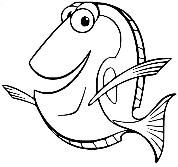 Çocuklar İçin Kayıp Balık Nemo Boyama Sayfaları 