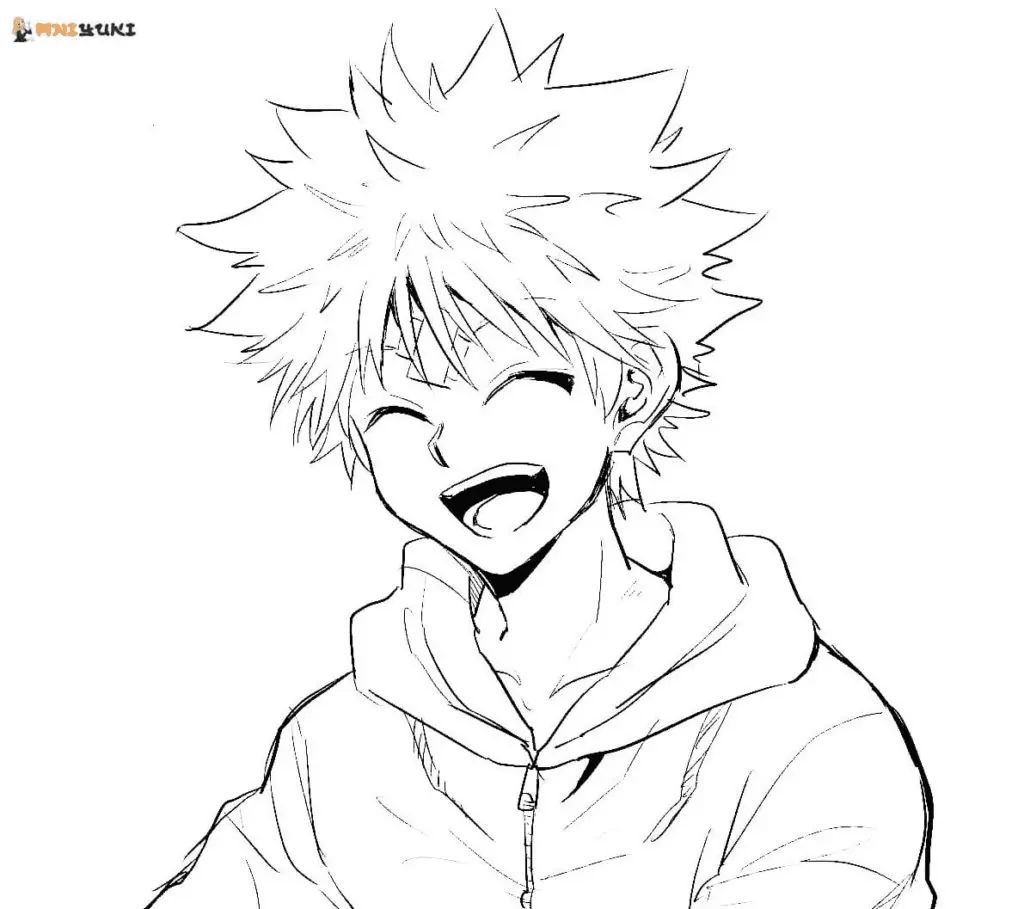 Çocuklar İçin Killua Zoldyck Boyama Sayfaları 