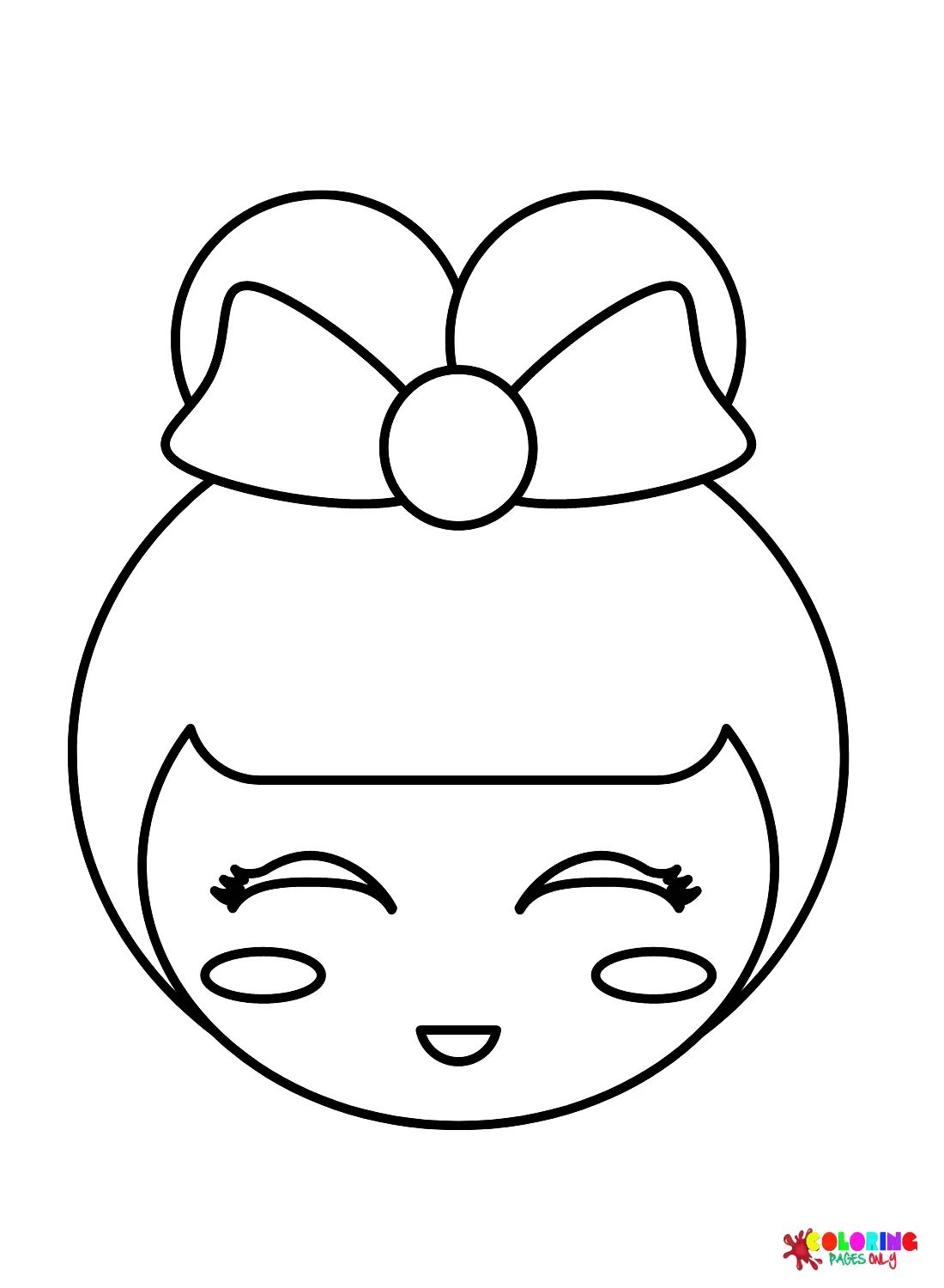 Çocuklar İçin Kokeshi Doll Boyama Sayfaları 
