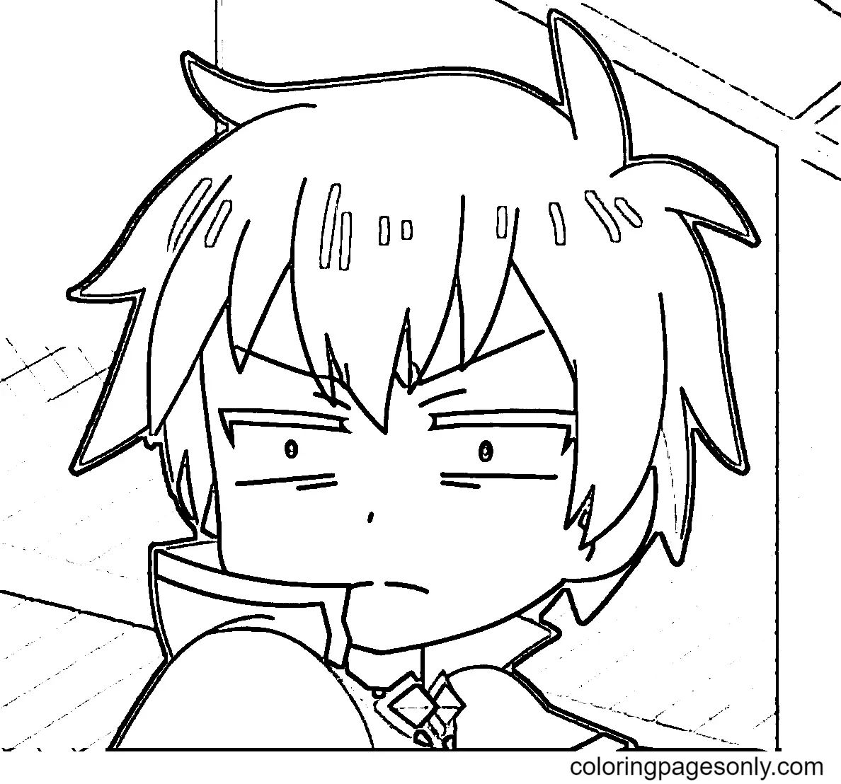 Çocuklar İçin Konosuba Boyama Sayfaları 