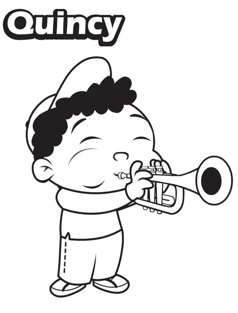 Çocuklar İçin Küçük Einsteinler Boyama Sayfaları 