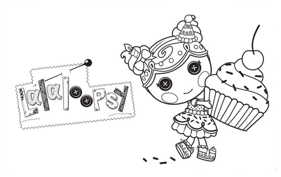 Çocuklar İçin Lalaloopsy Boyama Sayfaları 