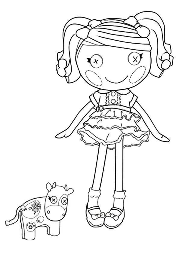 Çocuklar İçin Lalaloopsy Boyama Sayfaları 