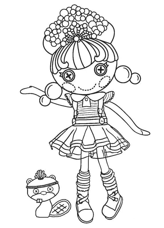 Çocuklar İçin Lalaloopsy Boyama Sayfaları 