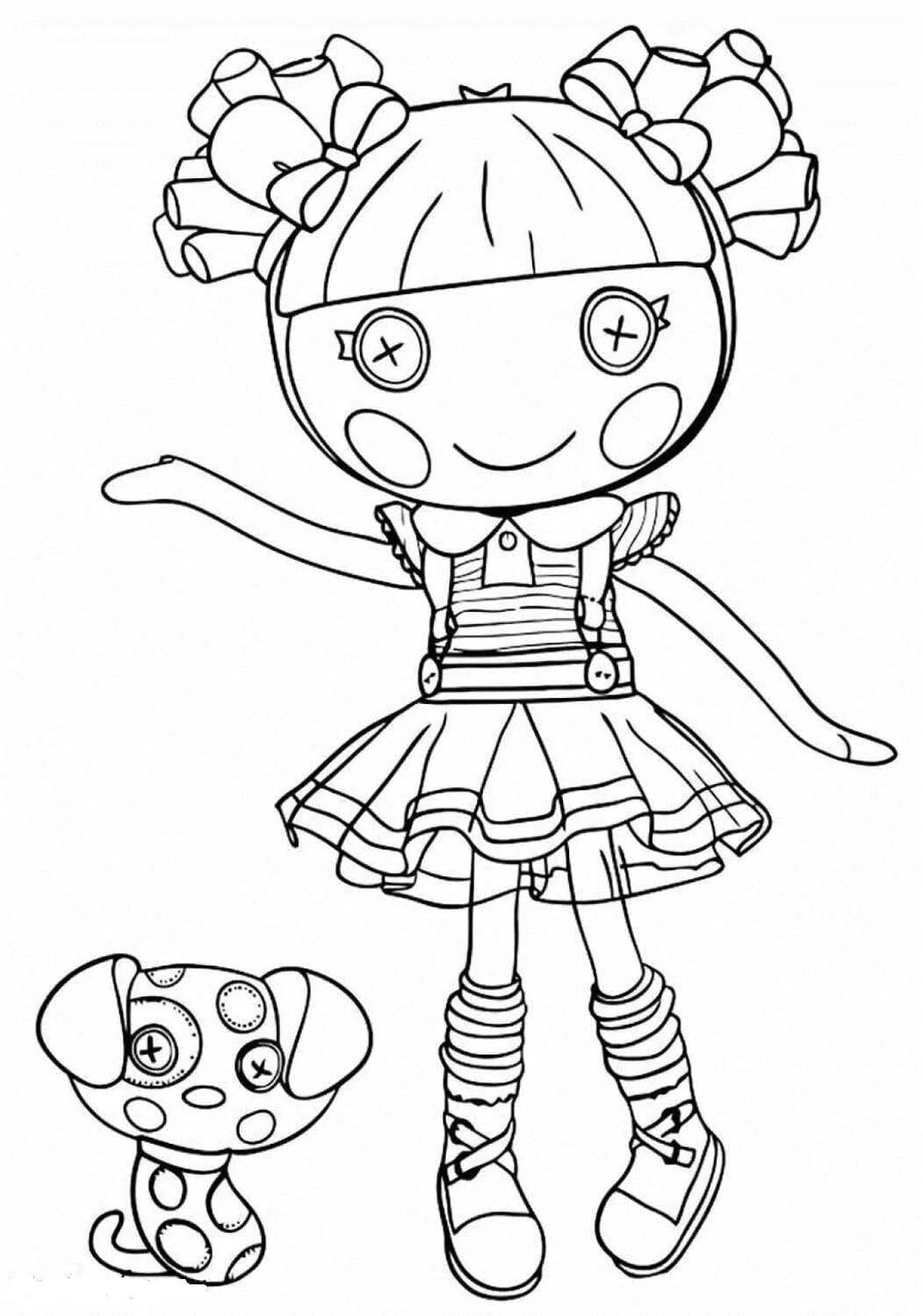 Çocuklar İçin Lalaloopsy Boyama Sayfaları 