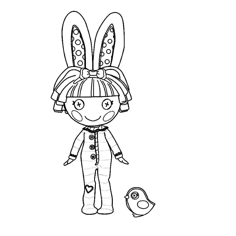 Çocuklar İçin Lalaloopsy Boyama Sayfaları 