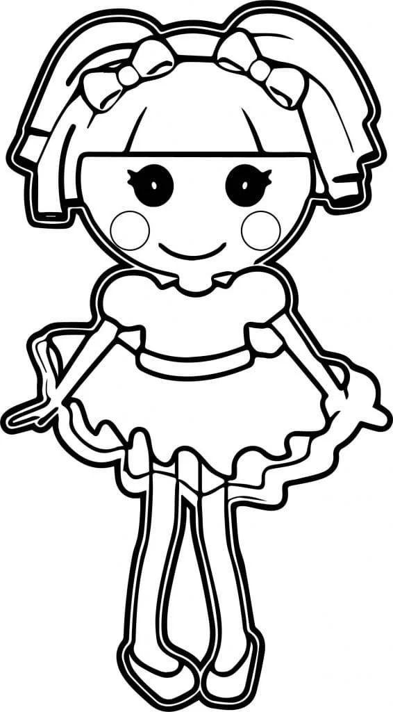Çocuklar İçin Lalaloopsy Boyama Sayfaları 