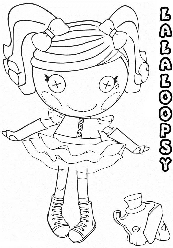 Çocuklar İçin Lalaloopsy Boyama Sayfaları 
