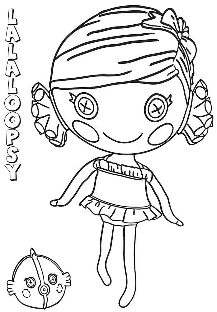 Çocuklar İçin Lalaloopsy Boyama Sayfaları 
