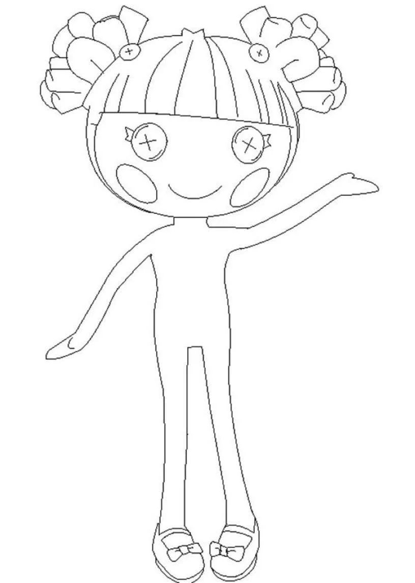 Çocuklar İçin Lalaloopsy Boyama Sayfaları 