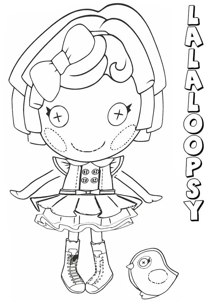 Çocuklar İçin Lalaloopsy Boyama Sayfaları 
