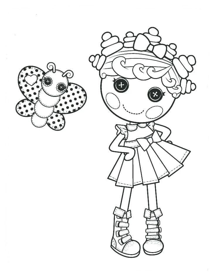 Çocuklar İçin Lalaloopsy Boyama Sayfaları 