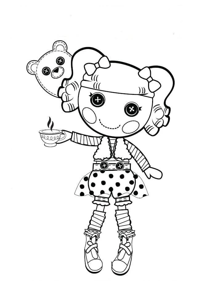 Çocuklar İçin Lalaloopsy Boyama Sayfaları 