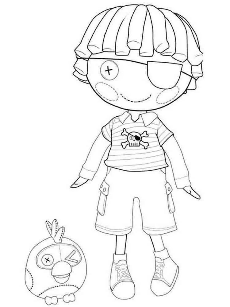 Çocuklar İçin Lalaloopsy Boyama Sayfaları 