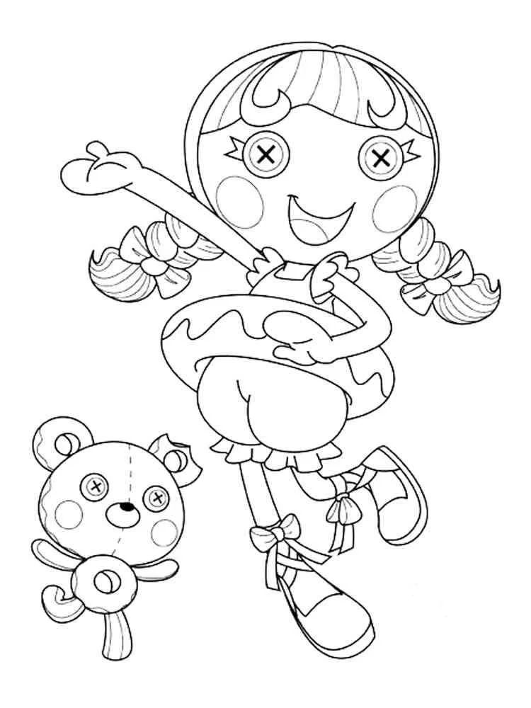 Çocuklar İçin Lalaloopsy Boyama Sayfaları 