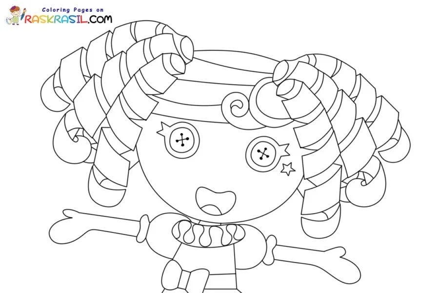 Çocuklar İçin Lalaloopsy Boyama Sayfaları 