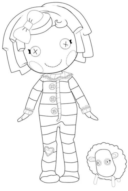 Çocuklar İçin Lalaloopsy Boyama Sayfaları 