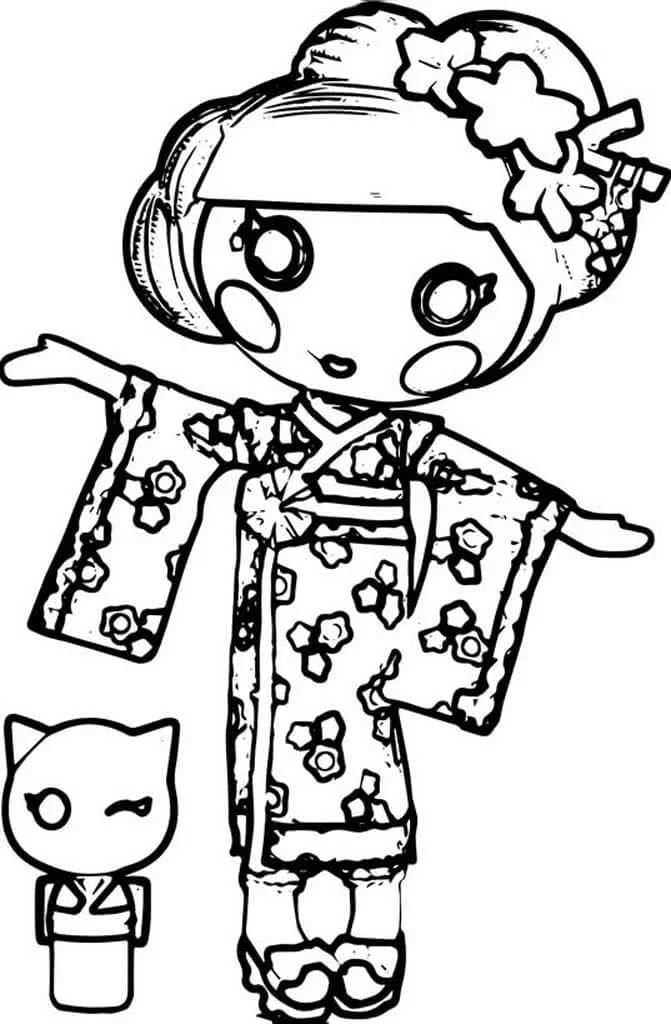 Çocuklar İçin Lalaloopsy Boyama Sayfaları 