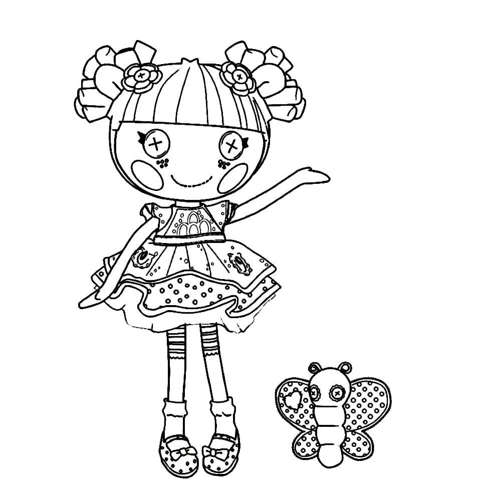 Çocuklar İçin Lalaloopsy Boyama Sayfaları 