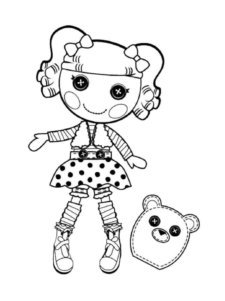 Çocuklar İçin Lalaloopsy Boyama Sayfaları 